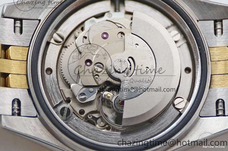 1219 Bright Lady DateJust 28 SS YG TWF Diamonds Bezel 1:1 Best Edition Green Dial Roman Markers on Jubilee Bracelet NH 2135